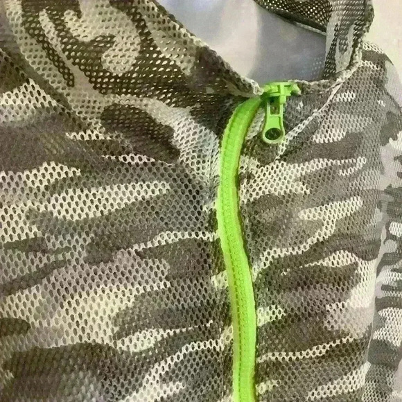 Love and Joy Mesh Bathing Suit Cover Jacket Size 1x - Picture 4 of 6